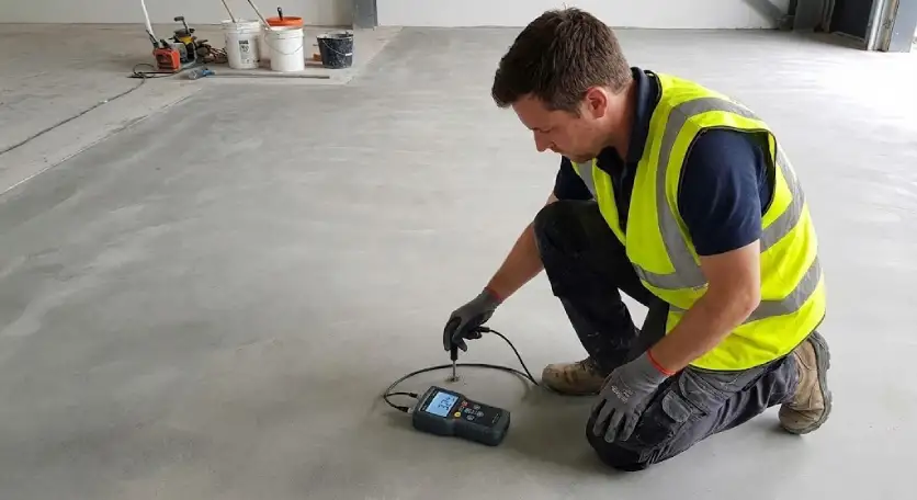 سنجش رطوبت بتن طبق استاندارد ASTM؛ یکی از حیاتیترین مراحل اجرای کفپوش اپوکسی