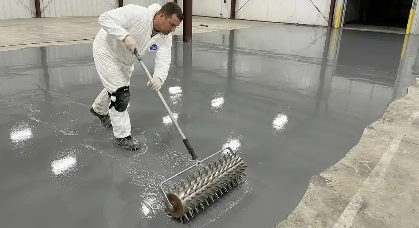 اجرای پرایمر اپوکسی روی بتن