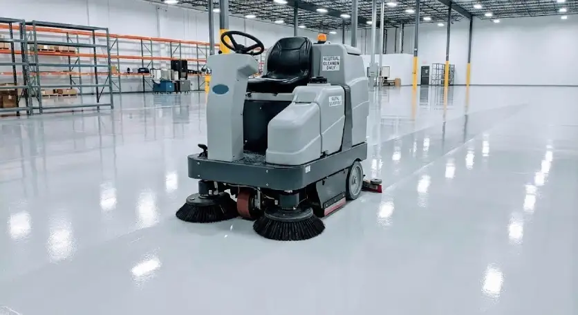 شستشوی کفپوش صنعتی با اسکرابر