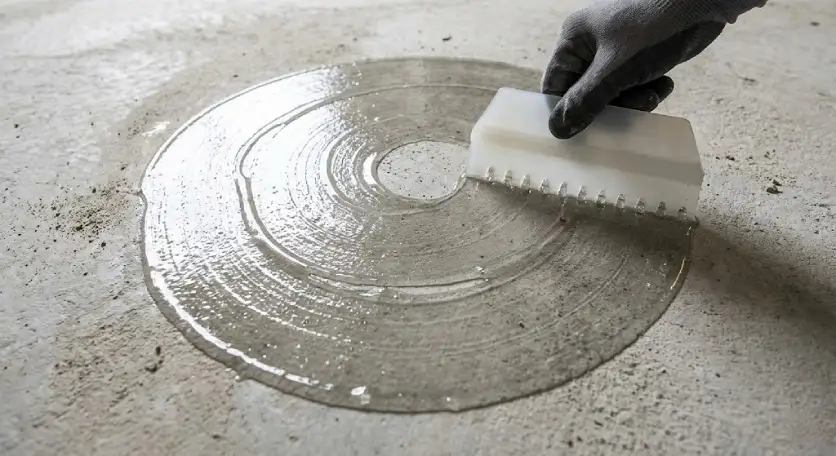 اعمال پرایمر نفوذگر اپوکسی جهت انسداد منافذ مویینه بتن